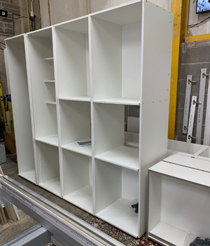 Custom kitchen components handcrafted in our workshop